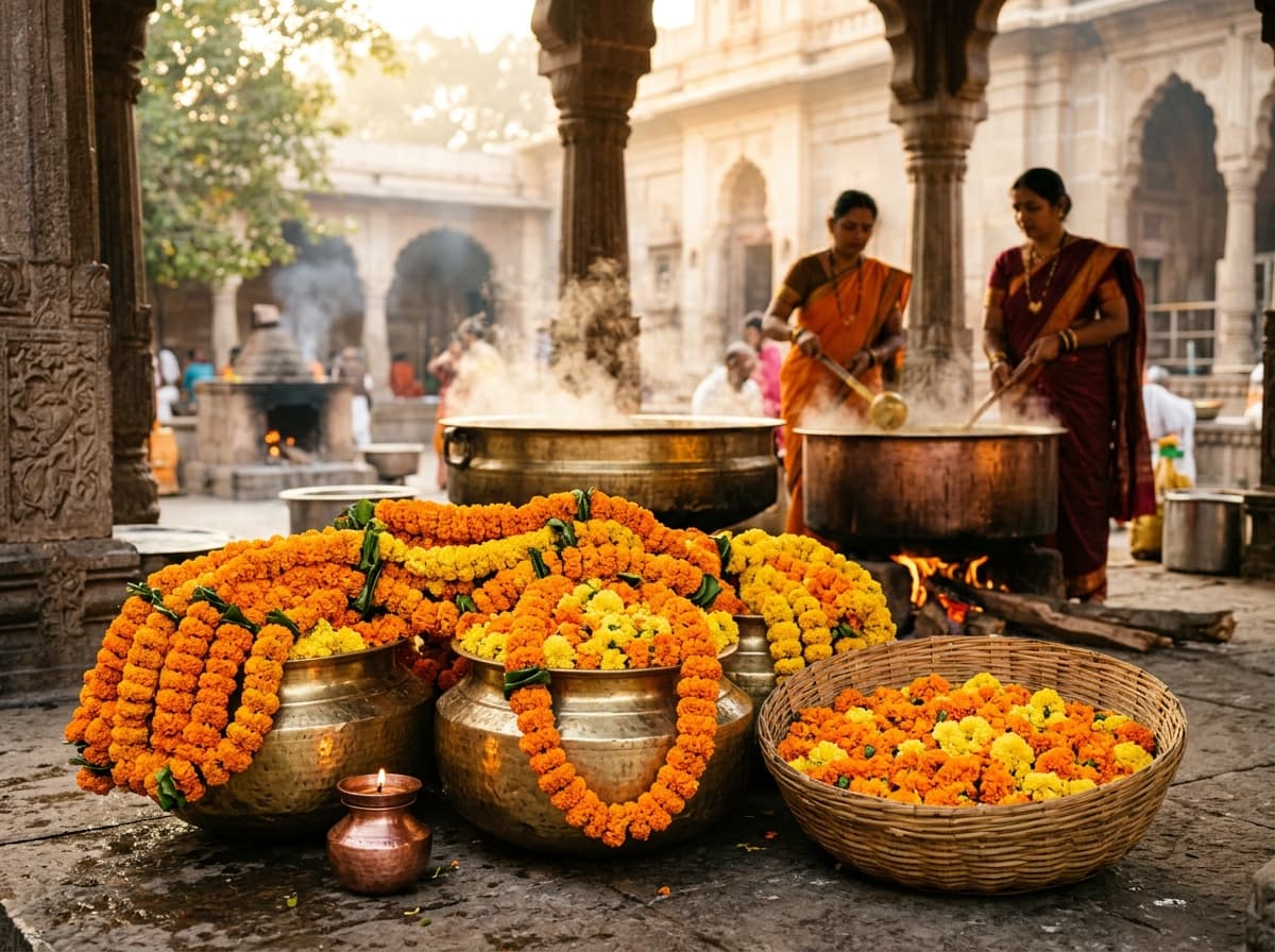 Marigold garlands